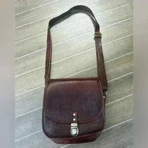 Vintage‎ Leather crossbody or shoulder purse